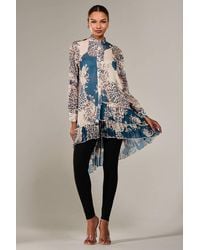Jolie Moi - Dipped Hem Shirt Midi Dress - Lyst