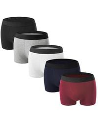 MODISHION - 5Pcs Cotton Boxer Briefs Set - Lyst