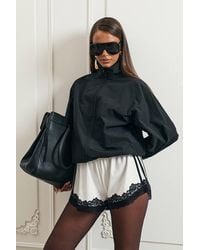 EGO - Long Sleeve High Neck Jacket - Lyst