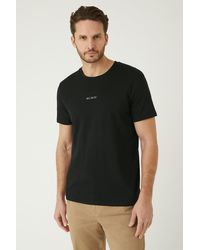 Burton - Black Short Sleeve Numerals Print T-shirt - Lyst