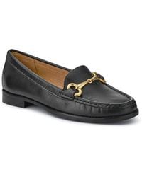 Jones Bootmaker - Lorella Leather Heeled Loafers - Lyst