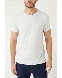 Burton - White, Black, Grey Marl 3 Pack Crew Neck T-shirts - Lyst
