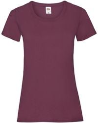 Fruit Of The Loom - Lady Fit T-Shirt - Lyst