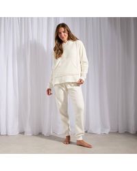 OHS - Ultrasoft Coral Fleece Sherpa Lined Hoodie Loungewear Set - Lyst