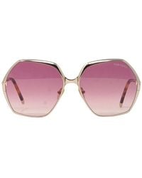 Tom Ford - Fonda-02 Ft0912 28t Gold Sunglasses - Lyst