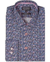 Jeff Banks - Multi Floral Print Cotton Shirt - Lyst
