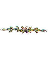 Neel Blue - Diamante Motif Rhinestone Patch, Crystal Appliques, 16 X 2.5Cm - Lyst