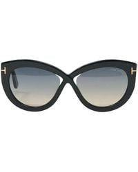 Tom Ford - Diane-02 Ft0577 01b Black Sunglasses - Lyst