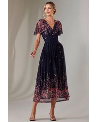 Jolie Moi - Wrap Maxi Dress - Lyst