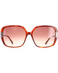 Ted Baker - Square Tortoise Brown Brown Gradient Tb1616 Indi - Lyst