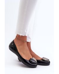 Love Lace - Soft Ballet Pumps With Heart Motif & 5.5Cm Upper - Lyst