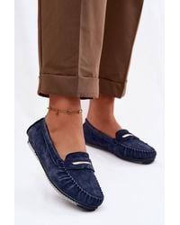 Love Lace - Everyday Suede Loafers With 4.5Cm Upper - Lyst