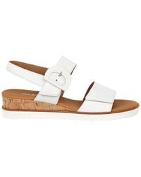 Gabor - 'Reeth' Low Wedge Sandals - Lyst