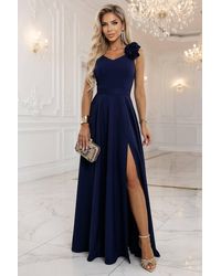 Love Lace - Flared V-Neck Sleeveless Fit & Flare Dress - Lyst