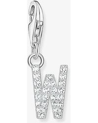 Thomas Sabo - Cubic Zirconia Letter W Charm 1960-051-14 - Lyst