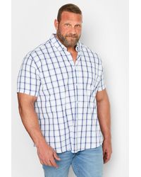 BadRhino - Check Short Sleeve Shirt - Lyst