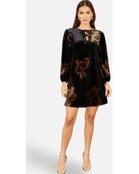 Yumi' - Velvet Sunflower Print Tunic - Lyst