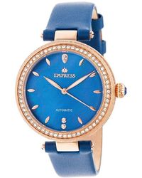 Empress - Louise Automatic Mop Leather-band Watch - Lyst