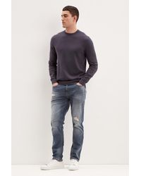 Burton - Slim Grey Blue Jeans - Lyst