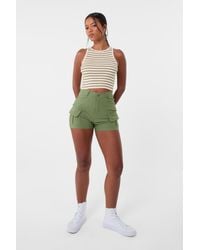 Pink Vanilla - Stripe Crop Vest Top - Lyst