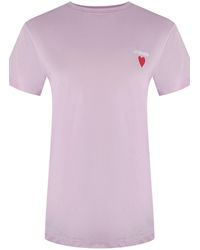 Love Moschino - Small Heart Short Sleeve Round T-Shirt - Lyst
