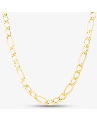 T.H.Baker - 9Ct 20 Inch Diamond-Cut Curb Figaro Chain 1.16.2785 - Lyst