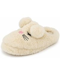 Spot on - Children's Fluffy Bunny Slippers - Lyst