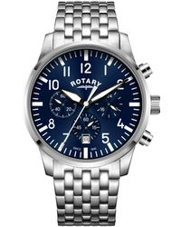 Rotary - Gb_pilot A Stainless Steel Classic Analogue Quartz Watch - Gb00681/52 - Lyst
