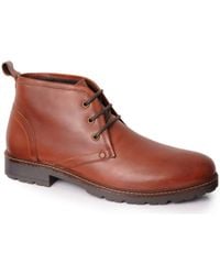 Silver Street London - Camden Leather Lace Up Ankle Chukka Boots - Lyst