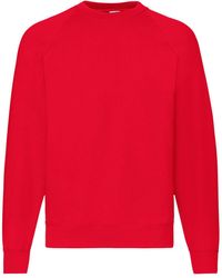 Fruit Of The Loom - Raglan Sleeve Belcoro Sweatshirt - Lyst