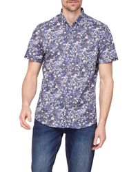 Jeff Banks - Short Sleeve Floral Cotton Shirt - Lyst