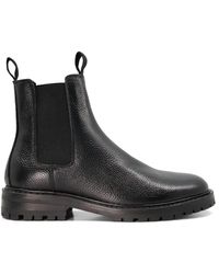 Dune - 'capsules' Leather Chelsea Boots - Lyst