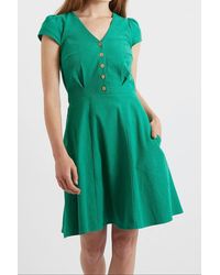 Louche - Cathleen Mini Baby Cord Tea Dress - Lyst