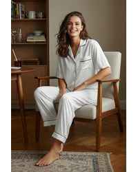 WOVCOR - Viscose Woven Sleepwear 2-Piece Pajama Set - Lyst