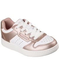 Skechers - Lace Up Low Top Sneaker With Quarter Perf Detail - Lyst