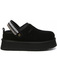EverAu Australia - Sheepskin Wool Maeve Platform Slippers With Eva Sole - Lyst