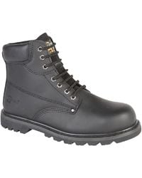 Grafters - Padded Safety Toe Cap Boots - Lyst