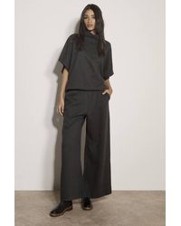 Apricot - Herringbone Wide-Leg Trousers - Lyst