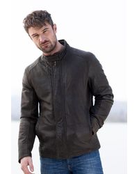 Lakeland Leather - 'benjamin' Leather Coat - Lyst