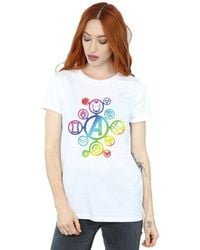 Marvel - Avengers Infinity War Icons Cotton Boyfriend T-Shirt - Lyst