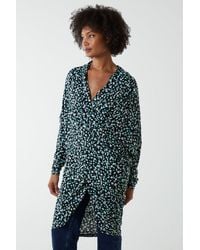 Blue Vanilla - Long Sleeve Slip On V-Neck Blouse - Lyst