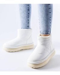 Love Lace - Insulated Slip On Snow Boots With Round Toe Comfort Warm - Lyst