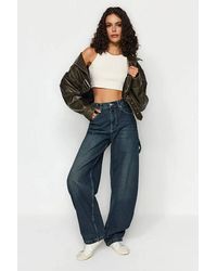 WOVCOR - High Waist Loose Baggy Carpenter Jeans - Lyst