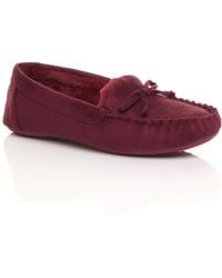 AJVANI - Flat Heel Boat Shoes Moccasins Slippers - Lyst