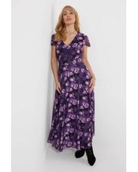 Joe Browns - Petite Fabulous Floral Mesh Maxi Dress - Lyst