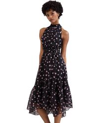 Phase Eight - Lucinda Sleeveless Halter Midi Dress - Lyst
