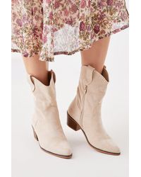 Dorothy Perkins - Annie Low Heel Western Boots - Lyst