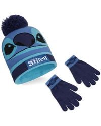 Disney - Stitch Winter Set Hat & Gloves - Lyst
