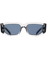 Prada - Rectangle Transparent Asphalt Dark Pr09Zs - Lyst