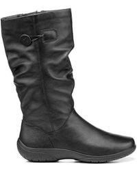 Hotter - Extra Wide 'Derrymore Ii Mid Calf Boots - Lyst